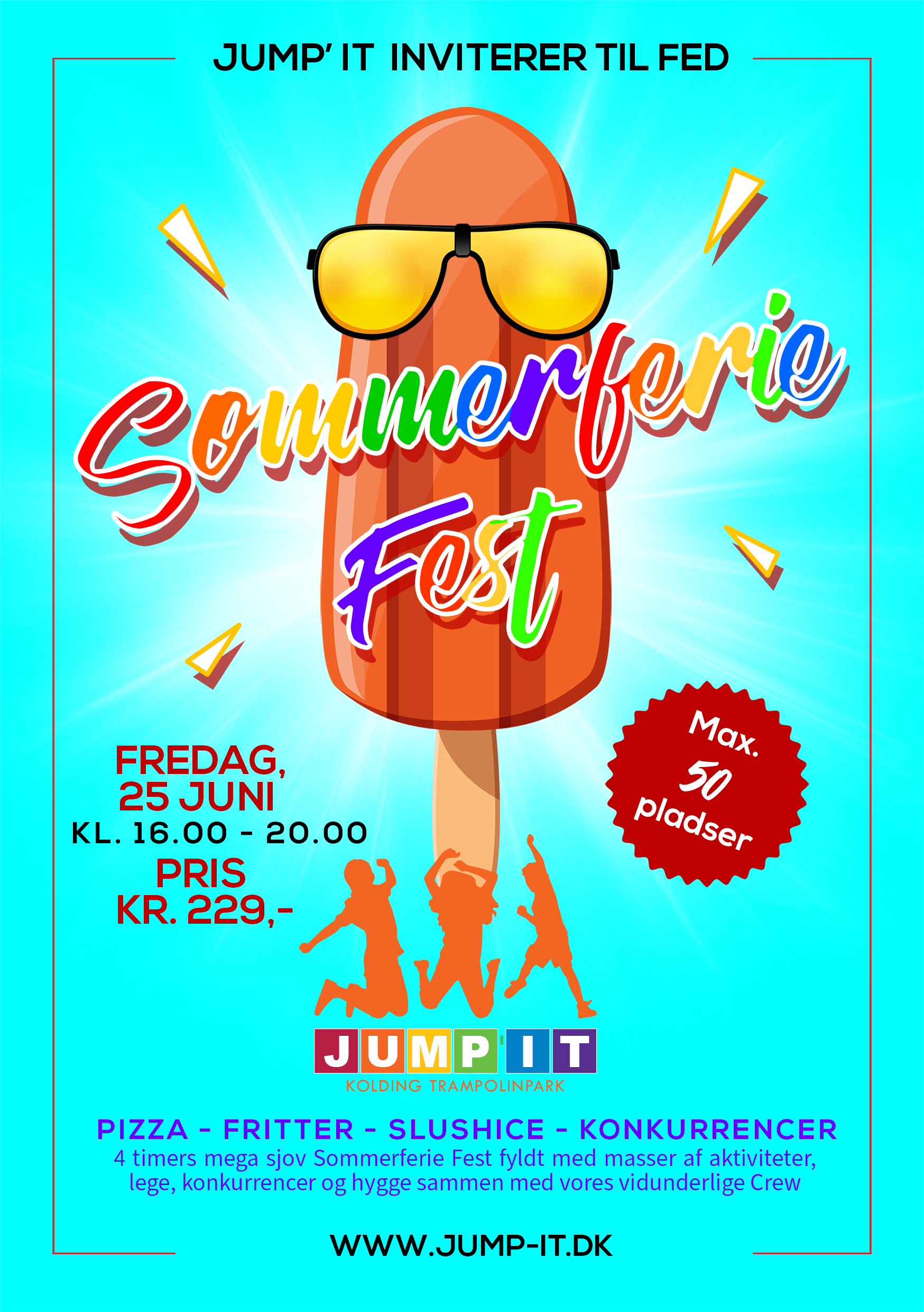 Sommerferie Fest – JUMP'IT – Kolding Trampolinpark for hele – trampolinland legeland